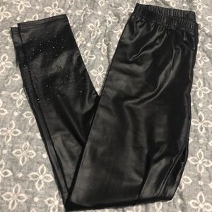 NWOT Milk 26 studded ankle leggings black Small